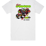 Joe Rascal Racing Eric Granado #51 Official Bagger World Cup Tee - White