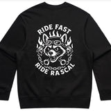 Joe Rascal Holdings JOE RASCAL RIDE RASCAL CREW NECK