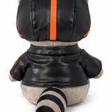 Joe Rascal Raccoon Toy – 12" Plush Teddy with Leather Jacket & Cap