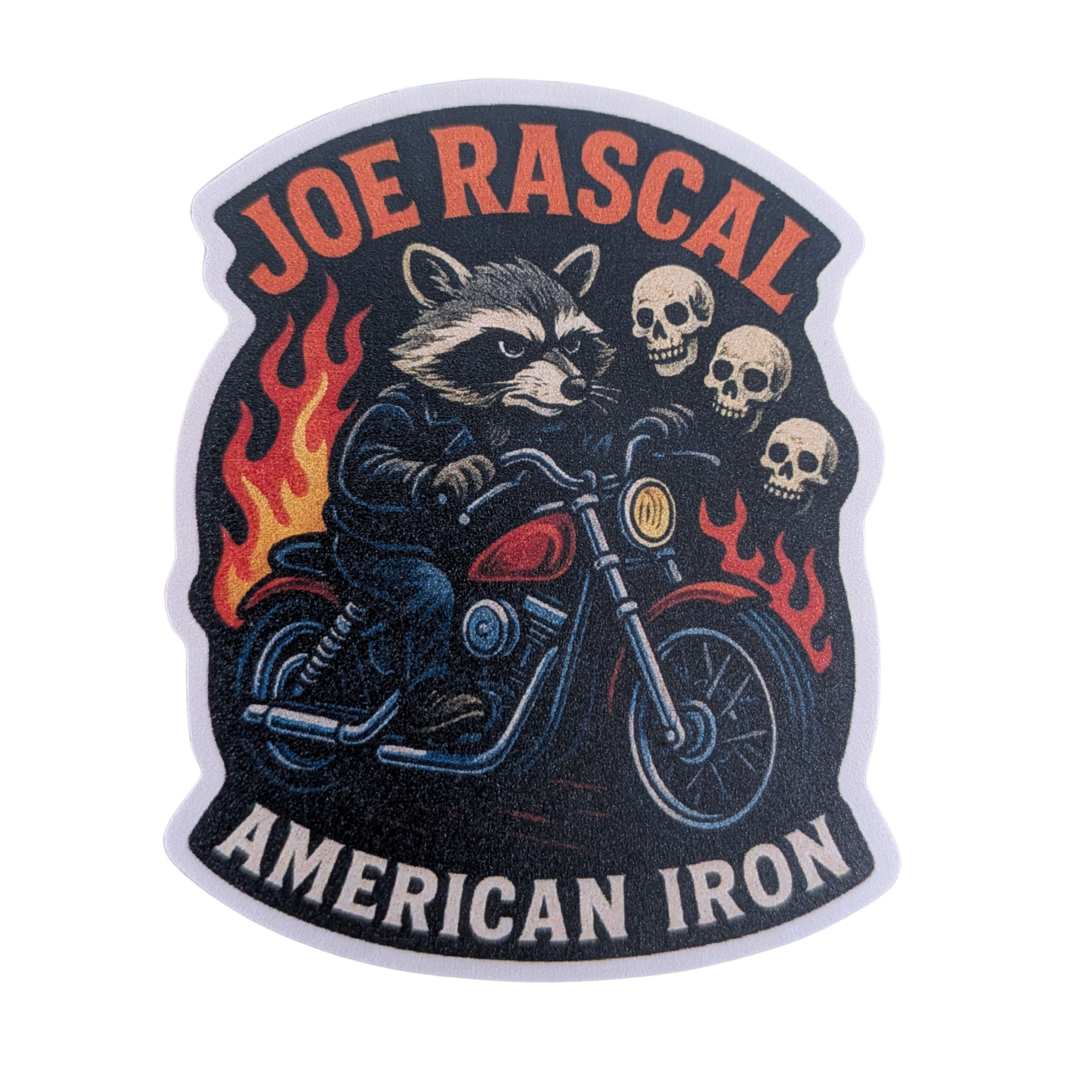 Rascal Stickers Joe Rascal Holdings Joe Rascal Stickers - Skulls n Flames