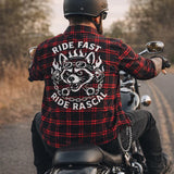 Joe Rascal Kevlar Riding Flannel Jacket - Ride Fast, Ride Rascal