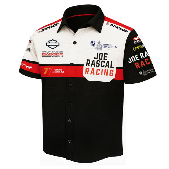 Joe Rascal Logo Official FIM Bagger World Cup Joe Rascal Racing Pit Shirt – Team Editi