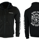 Joe Rascal Kevlar® Zip-Through Riding Hoody – Black – Ride Fast Ride Rascal