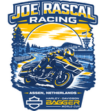 PRE ORDER: Joe Rascal Racing Assen Bagger World Cup Sticker